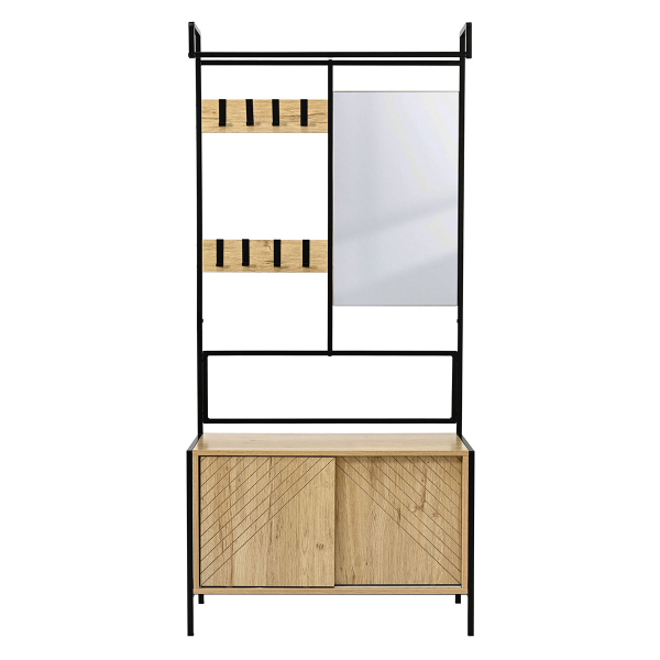 Έπιπλο Εισόδου Με Καθρέφτη (80x35x172) Spitishop Nobile Natural