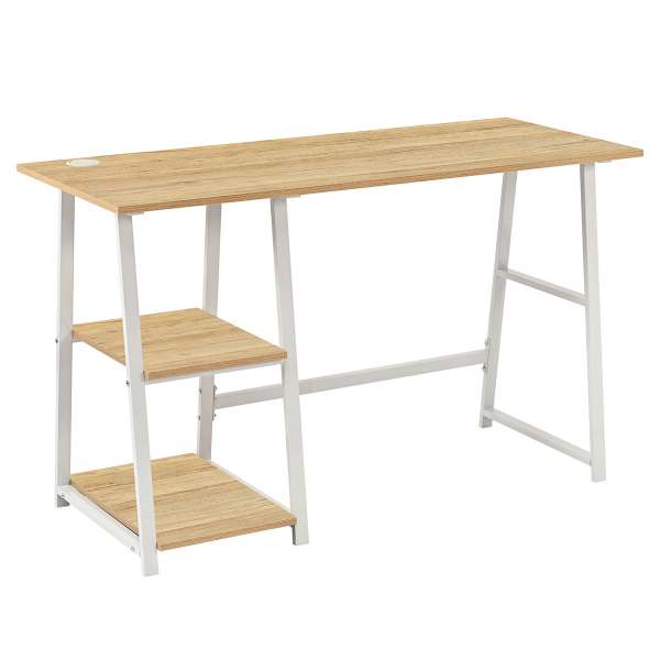 Γραφείο Υπολογιστή Με 2 Ράφια (120x50x73) Spitishop Muse