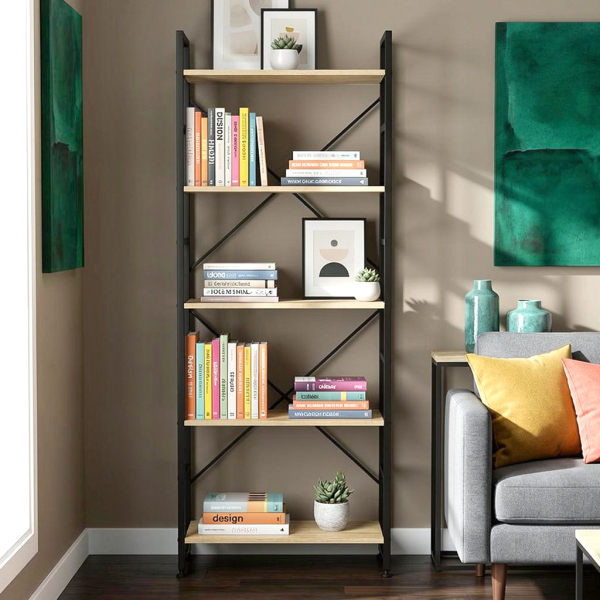 Ραφιέρα Δαπέδου 5 Θέσεων (60x35x159) Spitishop Vivo