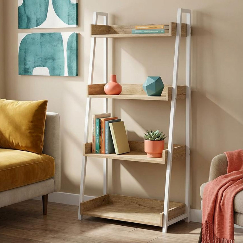 Ραφιέρα Δαπέδου 4 Θέσεων (67x32x123.5) Spitishop Muse