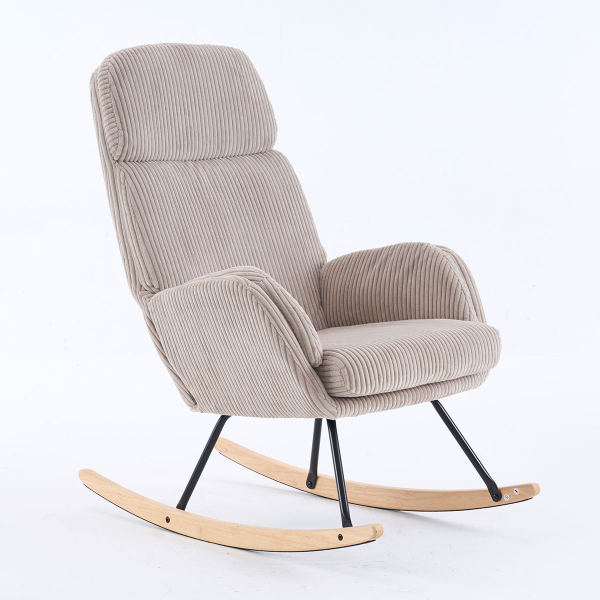 Πολυθρόνα Κουνιστή (94x67.5x106) Spitishop Bliss Mink