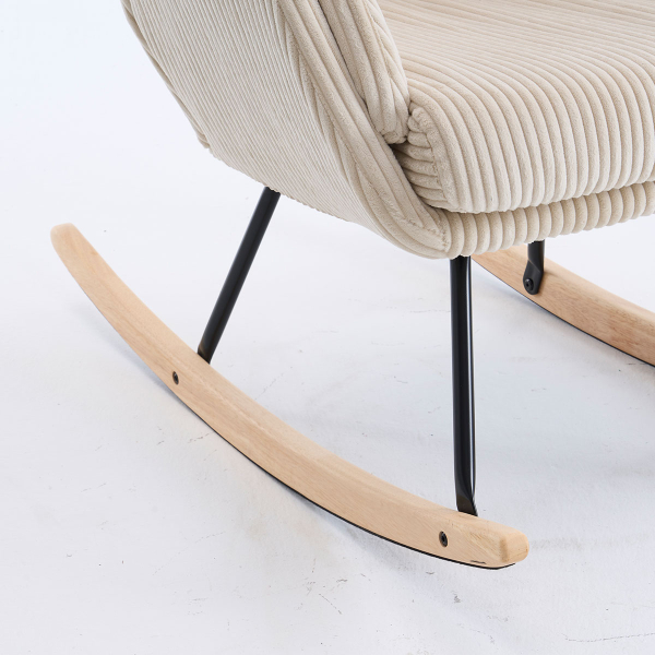 Πολυθρόνα Κουνιστή (94x67.5x106) Spitishop Bliss Cream