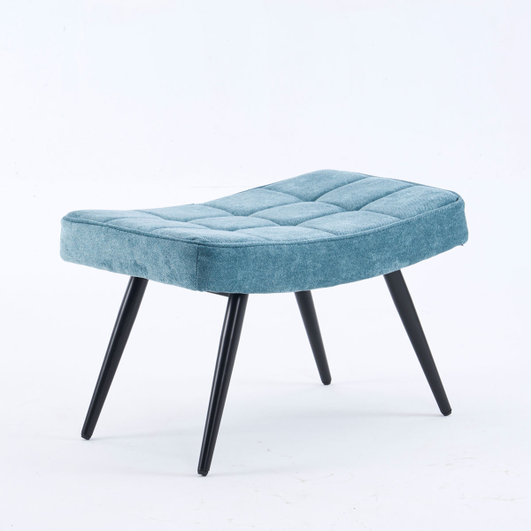 Πολυθρόνα Με Υποπόδιο (78x72x98) Spitishop Haven Blue