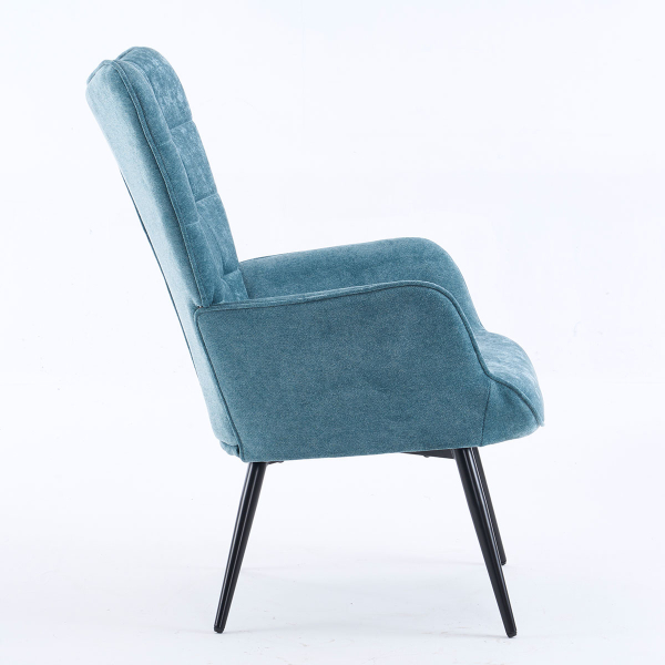 Πολυθρόνα Με Υποπόδιο (78x72x98) Spitishop Haven Blue