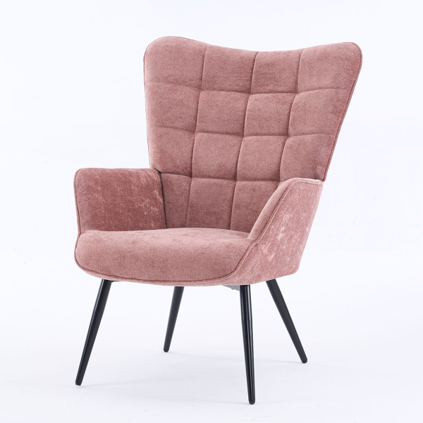 Πολυθρόνα Με Υποπόδιο (78x72x98) Spitishop Haven Pink