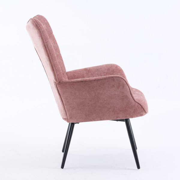 Πολυθρόνα Με Υποπόδιο (78x72x98) Spitishop Haven Pink