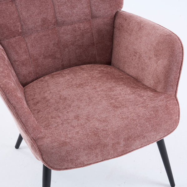 Πολυθρόνα Με Υποπόδιο (78x72x98) Spitishop Haven Pink