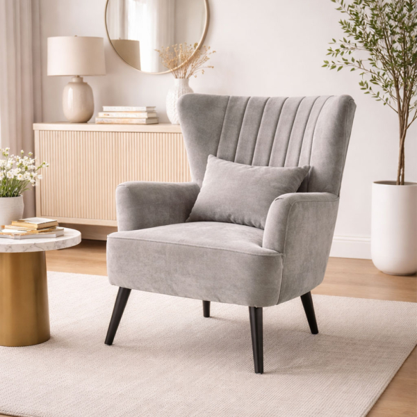 Πολυθρόνα (79x76.5x95.5) Spitishop Embrace Grey