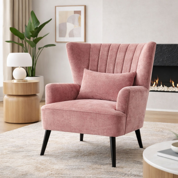 Πολυθρόνα (79x76.5x95.5) Spitishop Embrace Pink