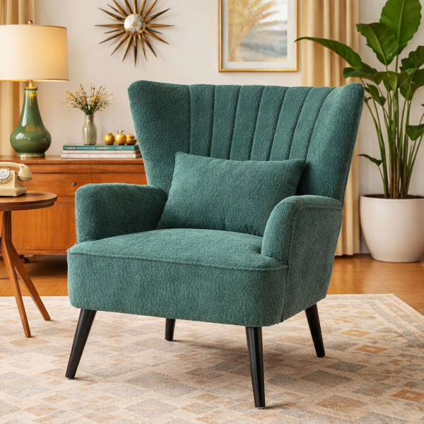 Πολυθρόνα (79x76.5x95.5) Spitishop Embrace Green