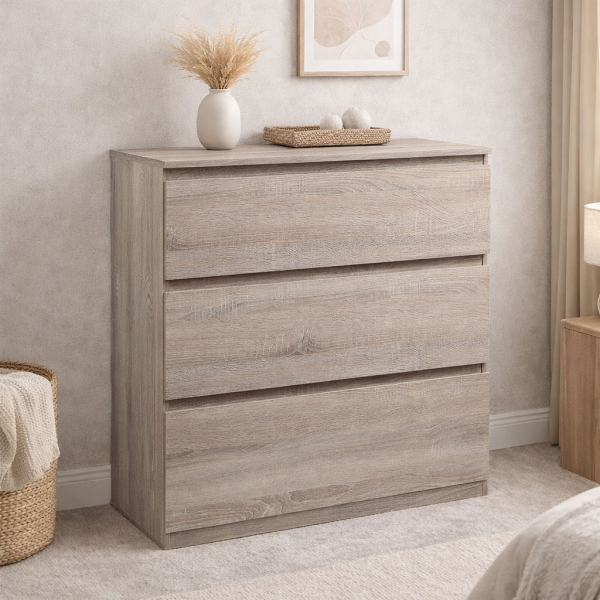 Συρταριέρα 3 Θέσεων (80x40x80) Spitishop Serene Natural