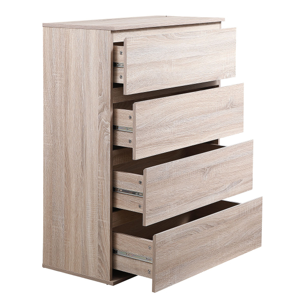 Συρταριέρα 4 Θέσεων (80x40x105) Spitishop Serene Natural