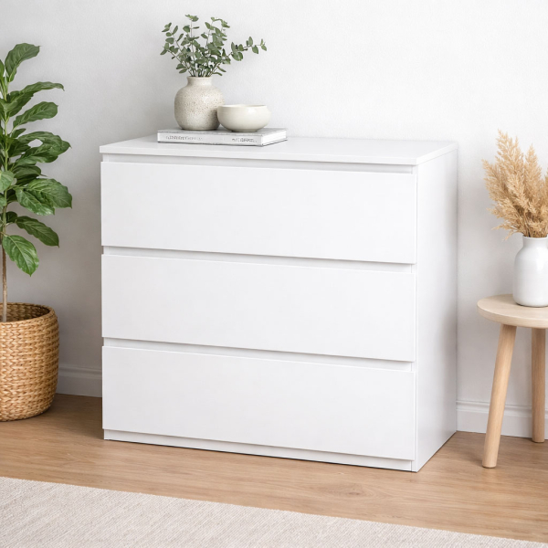 Συρταριέρα 3 Θέσεων (80x40x80) Spitishop Serene White