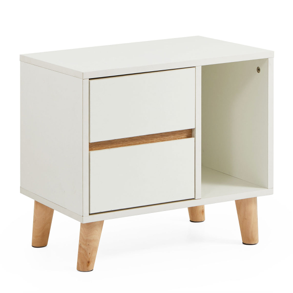 Κομοδίνο Με Συρτάρια & Ράφι (50x34x46) Spitishop Fayo