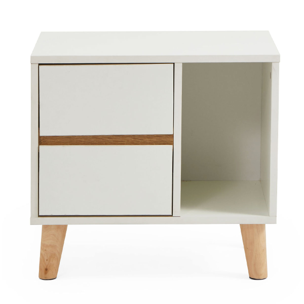 Κομοδίνο Με Συρτάρια & Ράφι (50x34x46) Spitishop Fayo