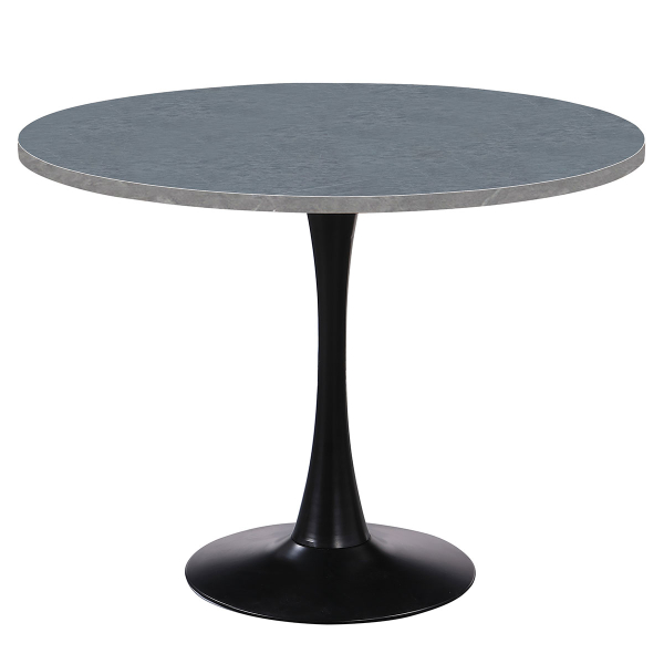 Τραπέζι Κουζίνας (Φ100x74.5) Spitishop Eclipse Stone Grey