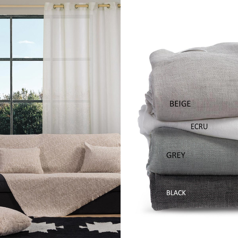 Κουρτίνα (140x265) Με Τρουκς Nef-Nef Homeware Monique