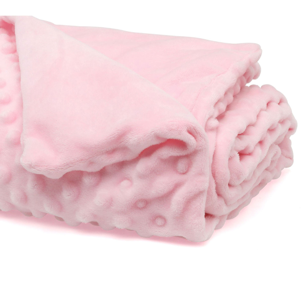 Κουβέρτα Minky Αγκαλιάς (80x110) Kiokids 3976 Ροζ