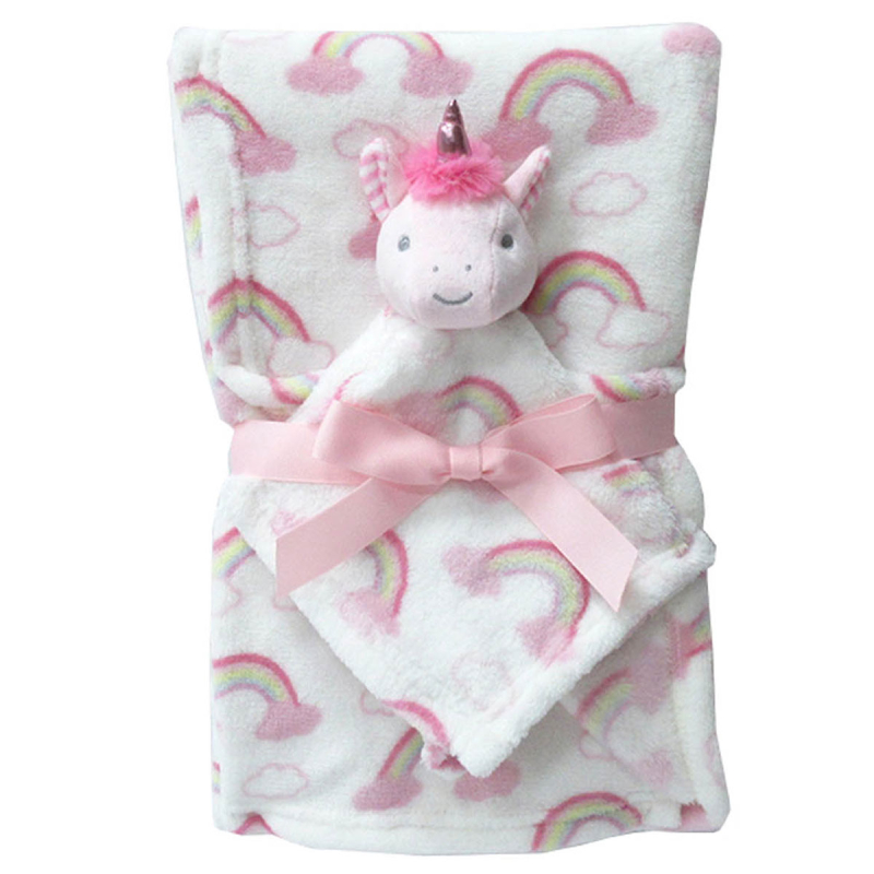 Κουβέρτα Fleece Αγκαλιάς (75x90) + Πανάκι Παρηγοριάς Viopros Σχ. 731