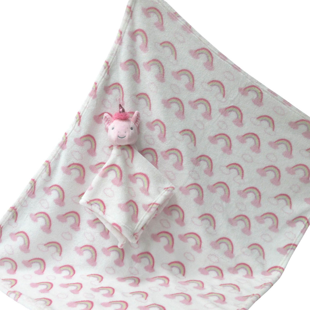 Κουβέρτα Fleece Αγκαλιάς (75X90) + Πανάκι Παρηγοριάς Viopros Σχ 731 Home Βρεφικά Προίκα Μωρού Κουβέρτες Βρεφικές Spitishop
