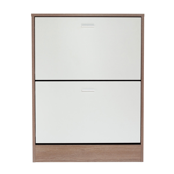 Παπουτσοθήκη Με 2 Ράφια/12 Θέσεων (63x24x80) Spitishop Slimline Natural/White