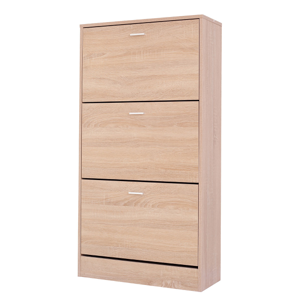 Παπουτσοθήκη Με 3 Ράφια/18 Θέσεων (63x24x120) Spitishop Slimline Natural