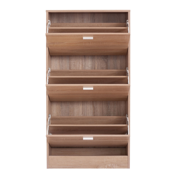 Παπουτσοθήκη Με 3 Ράφια/18 Θέσεων (63x24x120) Spitishop Slimline Natural