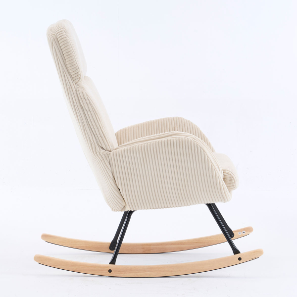 Πολυθρόνα Κουνιστή (94x67.5x106) Spitishop Bliss Cream