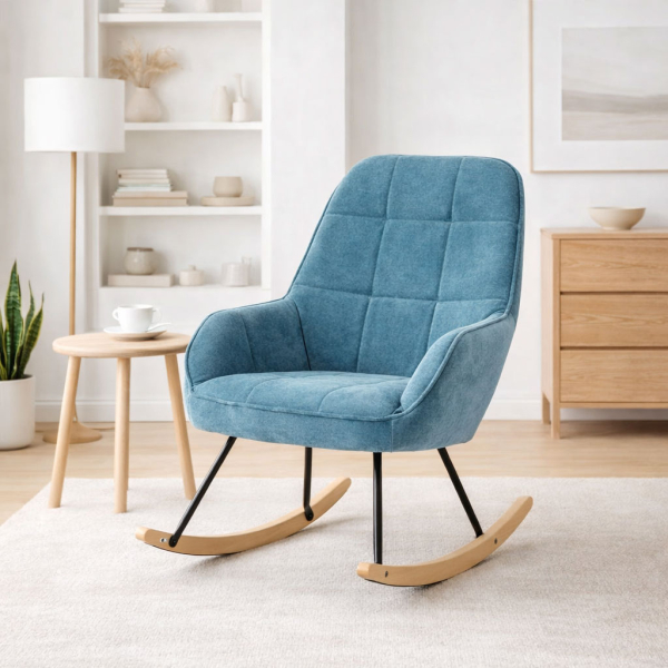 Πολυθρόνα Κουνιστή (89x71x94) Spitishop Harbor Petrol