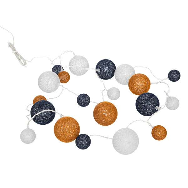 Διακοσμητική Γιρλάντα Ρεύματος Με 20 LED Φωτάκια A-S Caf Timer 195349B