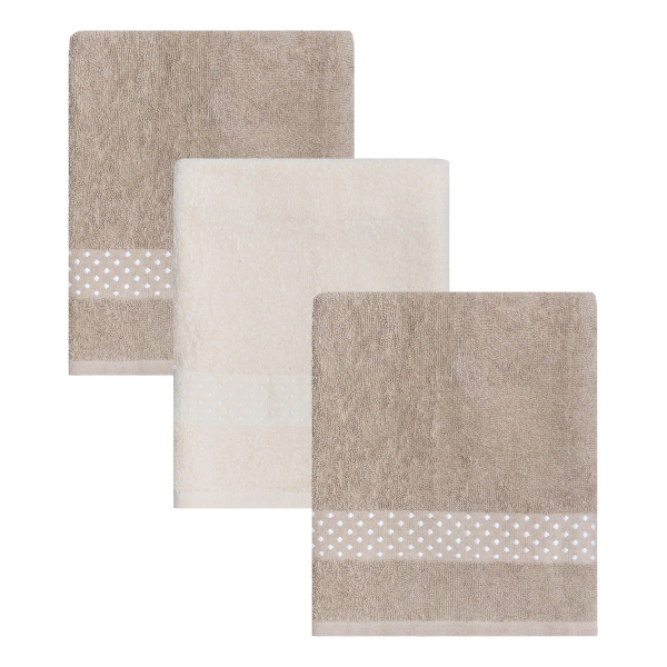 Πετσέτες Προσώπου (Σετ 3τμχ) Kentia Versus Manuel 360gsm