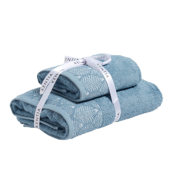 Πετσέτες Μπάνιου (Σετ 2τμχ) Kentia Lela 450gsm