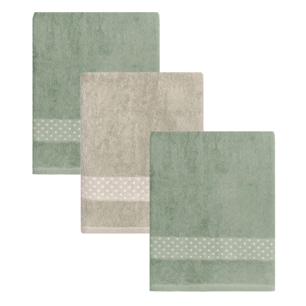 Πετσέτες Προσώπου (Σετ 3τμχ) Kentia Versus Manuel 360gsm