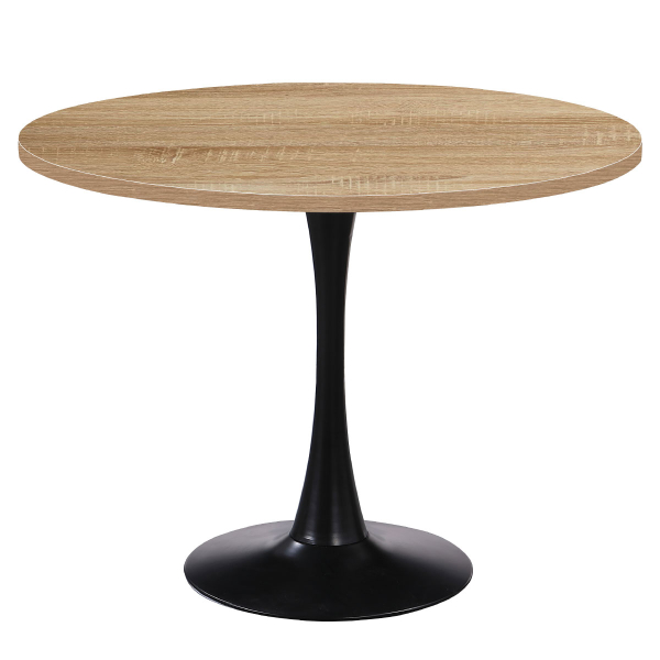 Τραπέζι Κουζίνας (Φ100x74.5) Spitishop Eclipse Natural