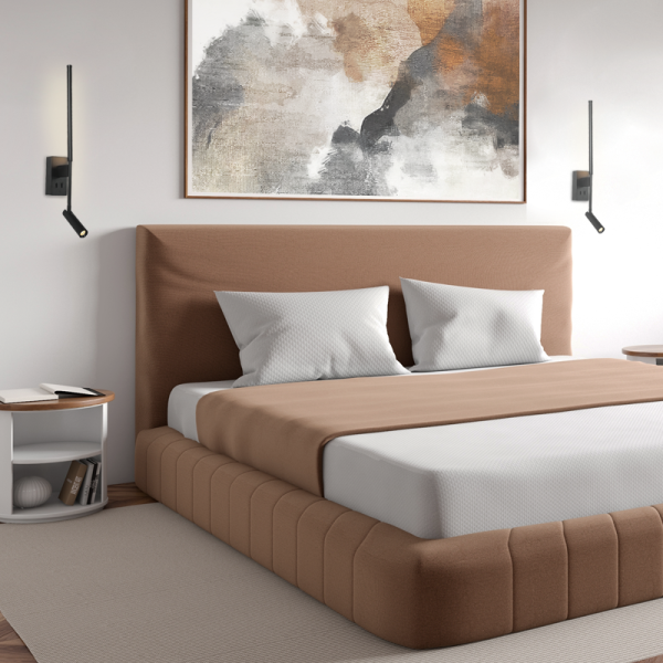 Απλίκα Τοίχου LED Aca Concerto HM616LEDWBK Black