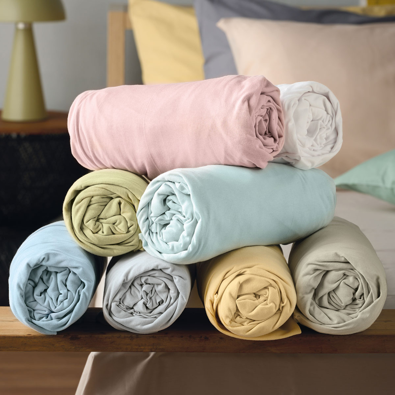 Σεντόνι Μακό King Size Με Λάστιχο (180x200+35) Kentia Versus Suave