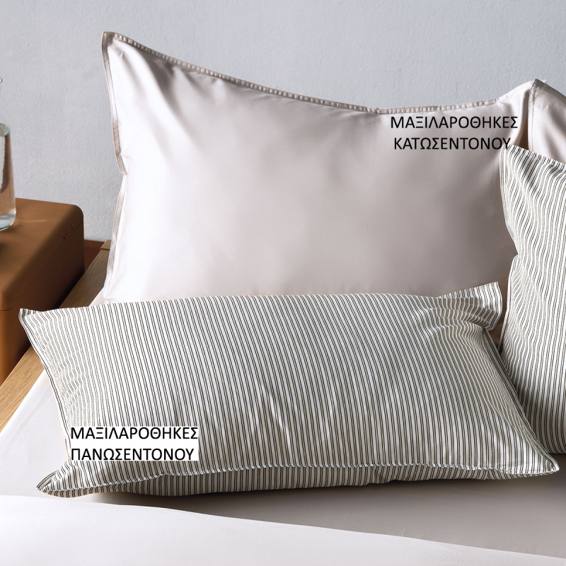 Ζεύγος Μαξιλαροθήκες Oxford (50x70) Kentia Stylish Dimitri 12