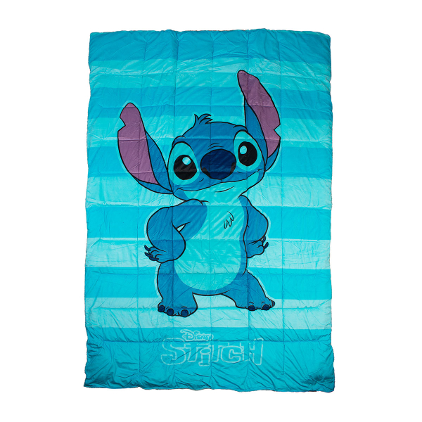 Κουβερτοπάπλωμα Μονό (160x250) Dimcol Lilo & Stitch Sky Blue