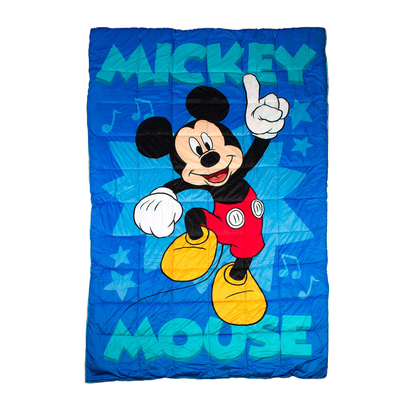 Κουβερτοπάπλωμα Μονό (160x250) Dimcol Mickey Blue