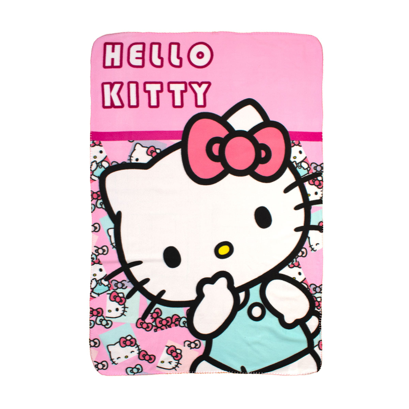 Κουβέρτα Fleece Κούνιας (100x140) Dimcol Hello Kitty 34
