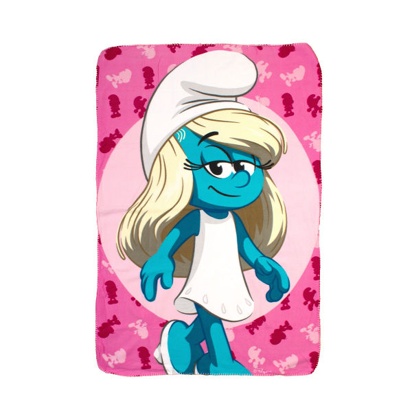 Κουβέρτα Fleece Κούνιας (100x140) Dimcol Smurfs 12