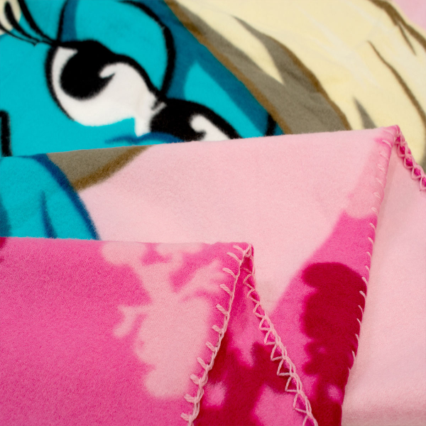 Κουβέρτα Fleece Κούνιας (100x140) Dimcol Smurfs 12