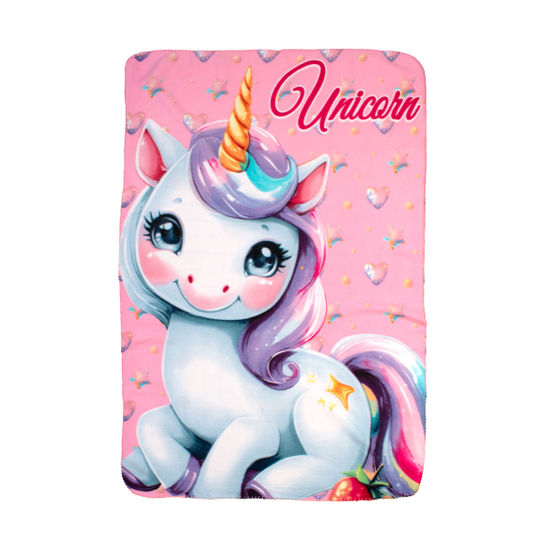Κουβέρτα Fleece Κούνιας (100x140) Dimcol Unicorn 56