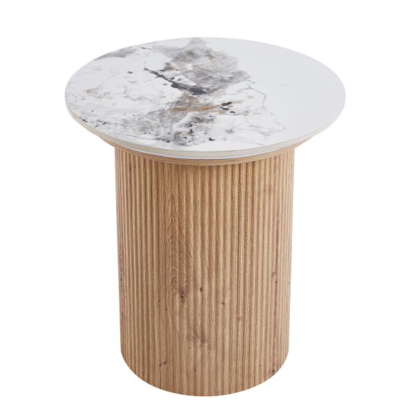 Βοηθητικό Τραπεζάκι (Φ45x50) Spitishop Marmo