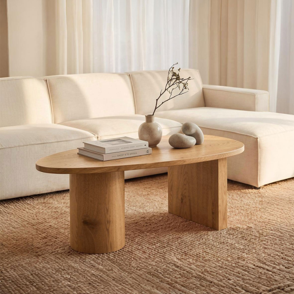 Τραπέζι Σαλονιού (110x60x40) Spitishop Milano Natural