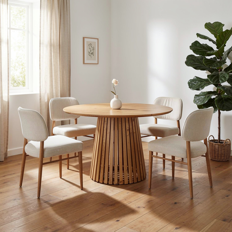 Τραπέζι Τραπεζαρίας (Φ120x76) Spitishop Palermo