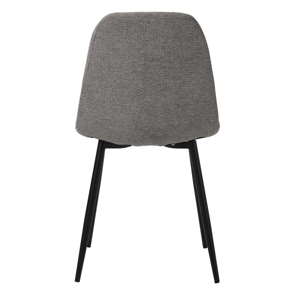 Καρέκλα Τραπεζαρίας (58.5x55x93) Spitishop Daily Black/Grey