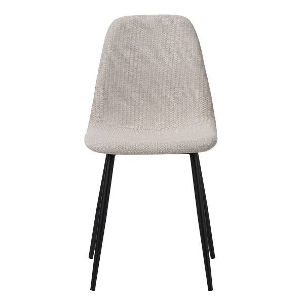 Καρέκλα Τραπεζαρίας (58.5x55x93) Spitishop Daily Black/Beige