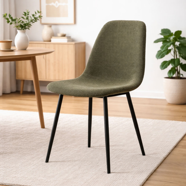 Καρέκλα Τραπεζαρίας (58.5x55x93) Spitishop Daily Black/Green