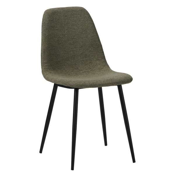 Καρέκλα Τραπεζαρίας (58.5x55x93) Spitishop Daily Black/Green